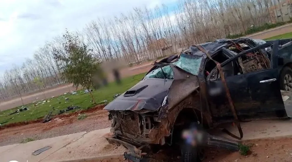 El accidente ocurrió este domingo pasadas las 10. Foto: Gentileza