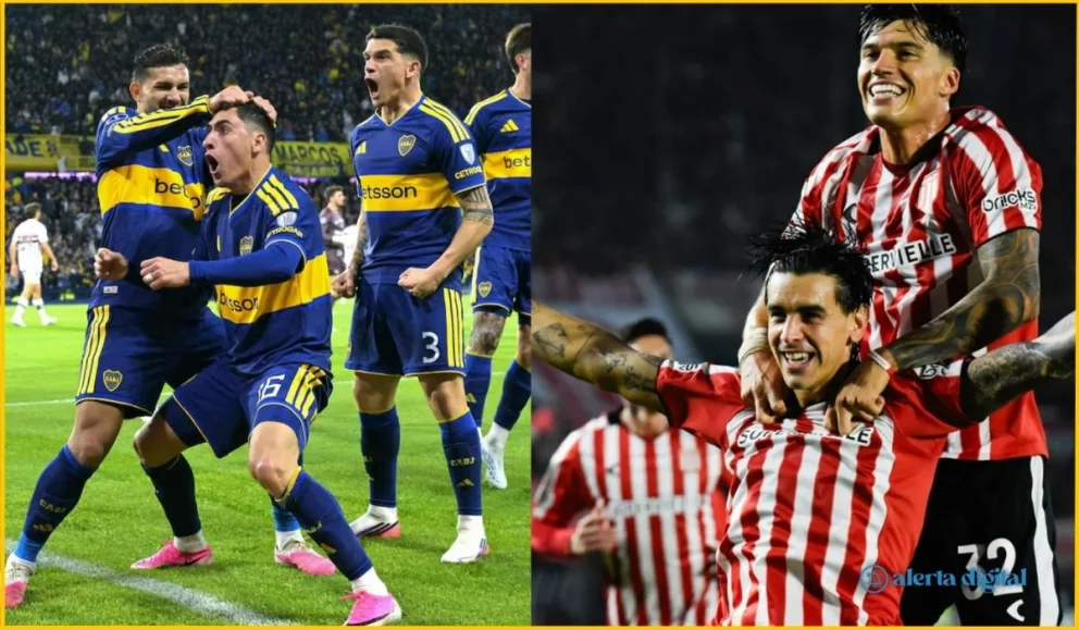 Boca y Estudiantes juegan semifinales de copas Sudamericana y Libertadores respectivamente. Foto: Alerta Digital