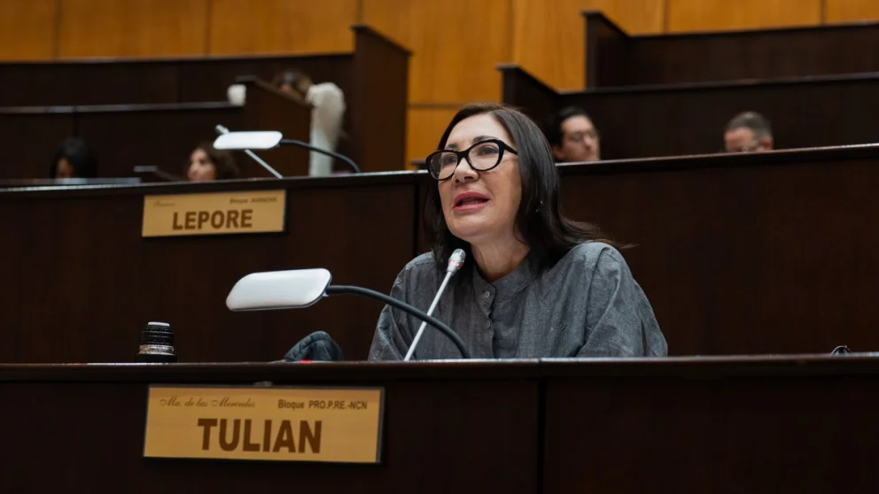 La diputada Mercedes Tulián (PRO-NCN), autora del proyecto que busca eliminar el bisfenol del papel térmico en Neuquén.
