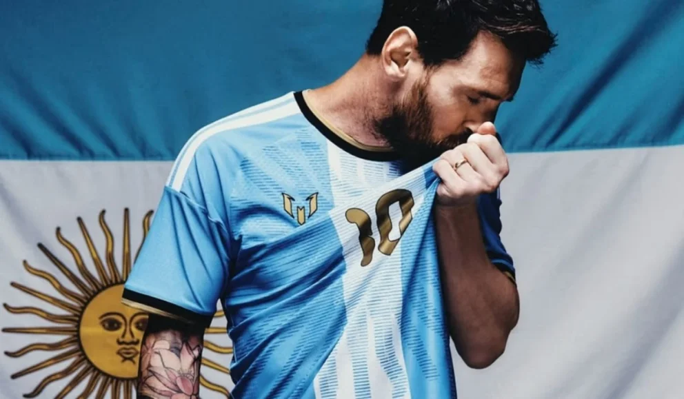 Lionel Messi con "la última 10" en la Selección. Foto: IG Messi