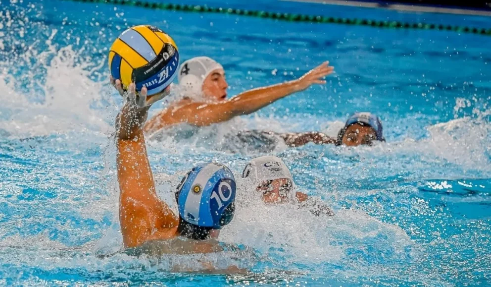 El equipo masculino de Water Polo. Foto: Vanguardia Santa Fe
