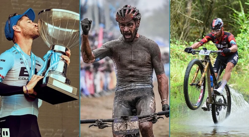 A pocos días de conocerse la noticia que impactó en todo el ambiente del ciclismo nacional, Catriel "Cacique" Soto, entrerriano de 39 años, no contó sobre su retiro, su futuro y no dio un mensaje para las nuevas generaciones. Fotos: Instagram. 