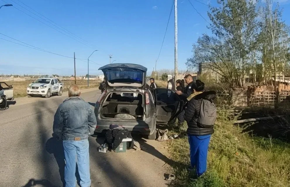 La Policía advirtió a un Ford Focus circulando a alta velocidad por Villegas y Río Bermejo.