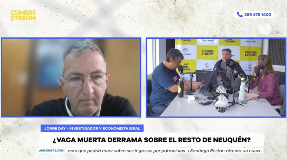 El economista fue entrevistado en el programa "Nada sucede dos veces", por AM Cumbre 1400. Foto: captura de video Cumbre Stream.
