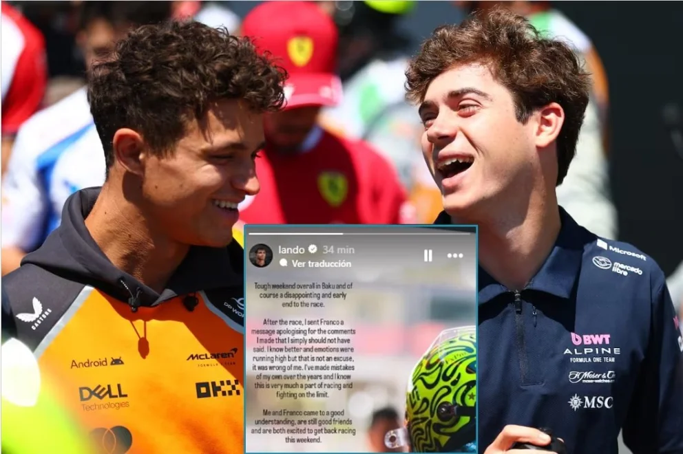 El piloto inglés emitió sus disculpas en la mañana de este lunes. Foto: archivo/Instagram