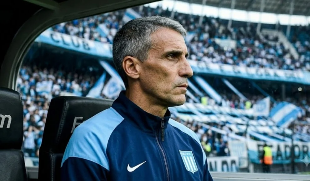 Juan Pablo Vojvoda dejó de ser el técnico de Racing. Foto: Gentileza