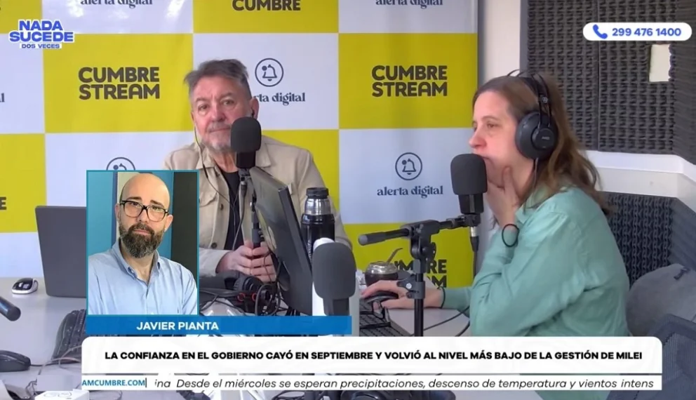 El analista fue entrevistado en el programa "Nada sucede dos veces", por AM Cumbre 1400. Foto: captura de video Cumbre Stream.