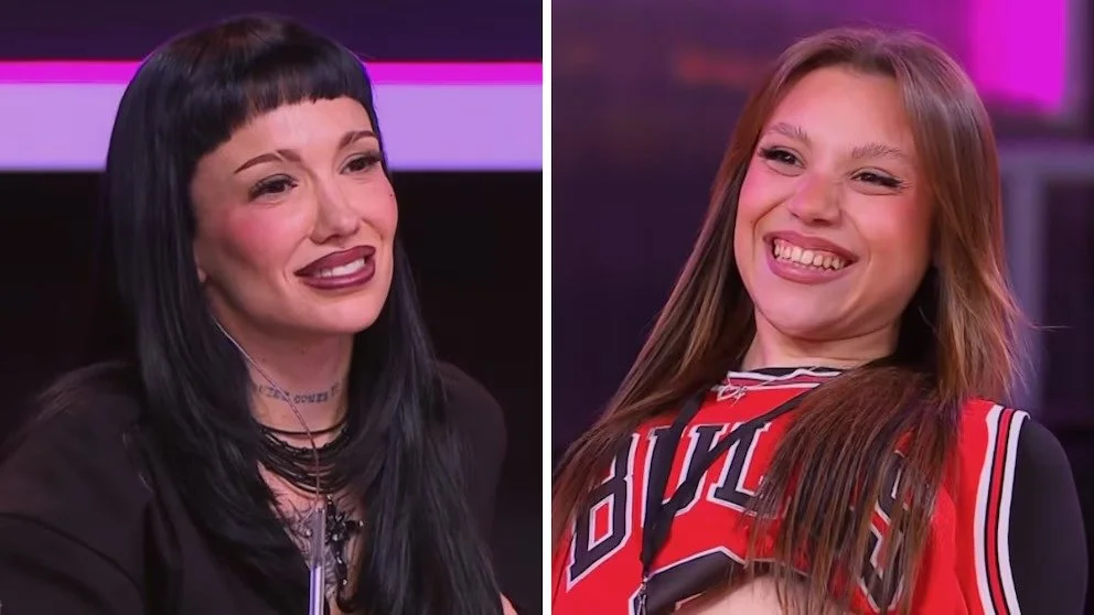 La Joaqui se emocionó hasta las lágrimas en Popstars al descubrir que una de sus bailarinas de videoclips se presentó al casting para cumplir su sueño de cantar. (Foto: Telefe)