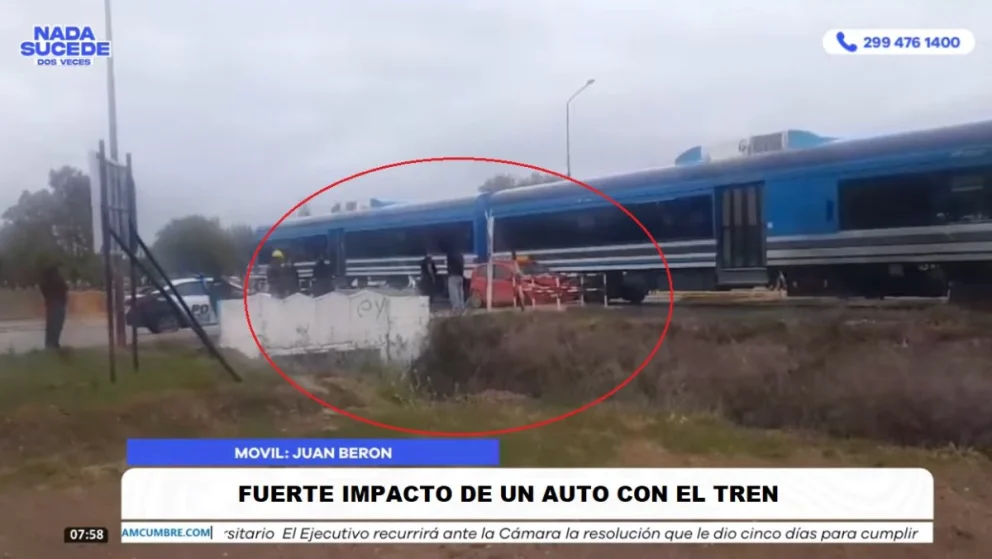 El informe desde el lugar del móvil de AM Cumbre 1400. Foto: captura de video Cumbre Stream.