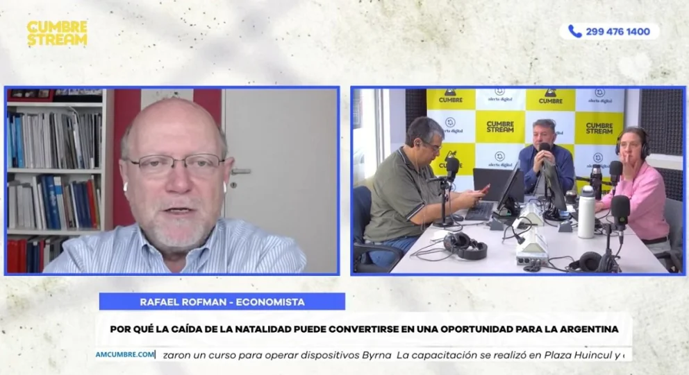 El economista fue entrevistado en el programa "Nada sucede dos veces", por AM Cumbre 1400. Foto: captura de video Cumbre Strem
