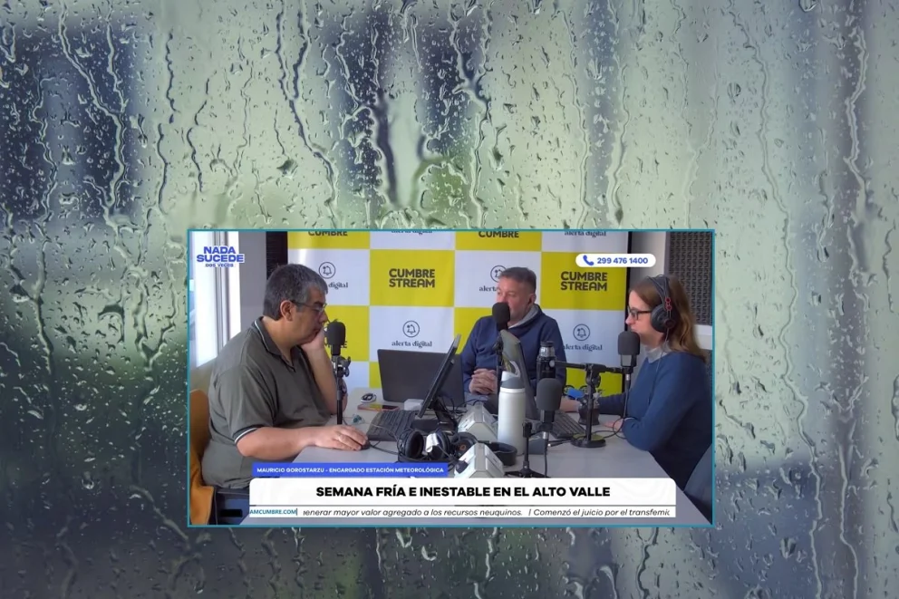El meteorólogo fue entrevistado en el programa "Nada sucede dos veces", por AM Cumbre 1400. Foto: captura de video Cumbre Stream. 