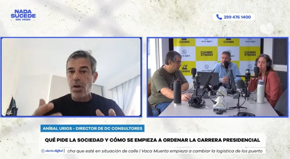 El consultor fue entrevistado en el programa "Nada sucede dos veces", por AM Cumbre 1400. Foto: captura de video Cumbre Stream