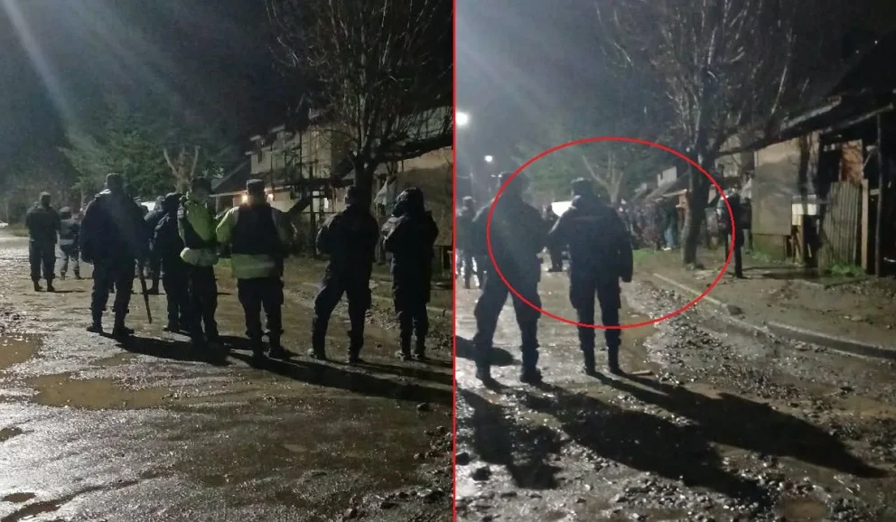 El intento de linchamiento y los enfrentamientos de vecinos con la policía se registró en las noches del lunes y martes. Fotos: Realidad Sanmartinense
