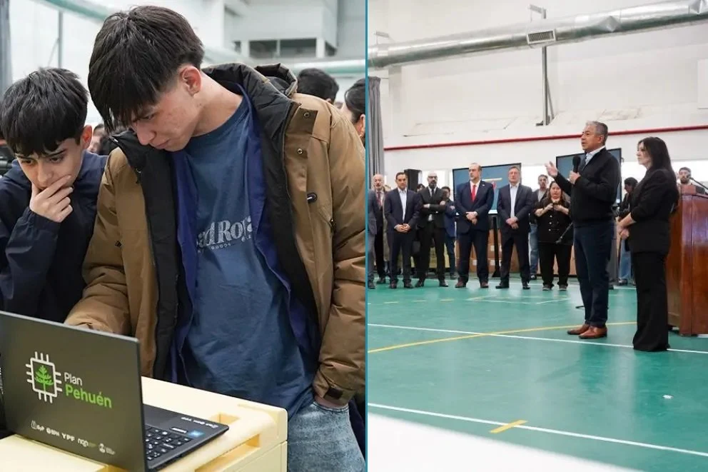El acto de entrega del equipamiento tecnológico estuvo encabezado por el gobernador Rolando Figueroa. Foto: Neuquén Informa