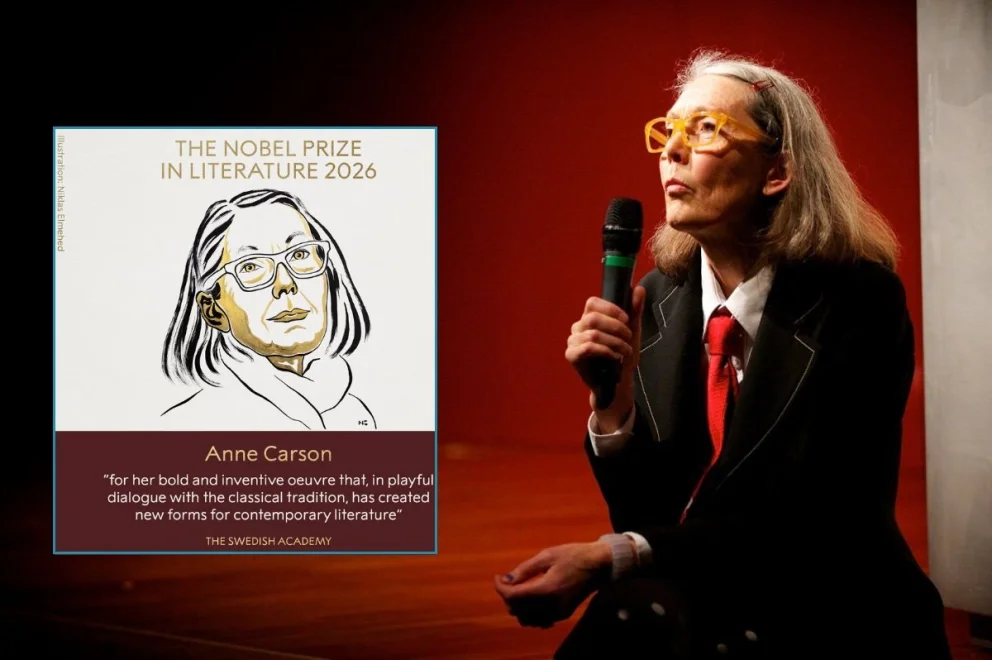 La escritora canadiense Anne Carson fue distinguida con el Nobel de Literatura en un anuncio oficial realizado en la mañana de este jueves 8 de octubre. Foto: archivo/NA
