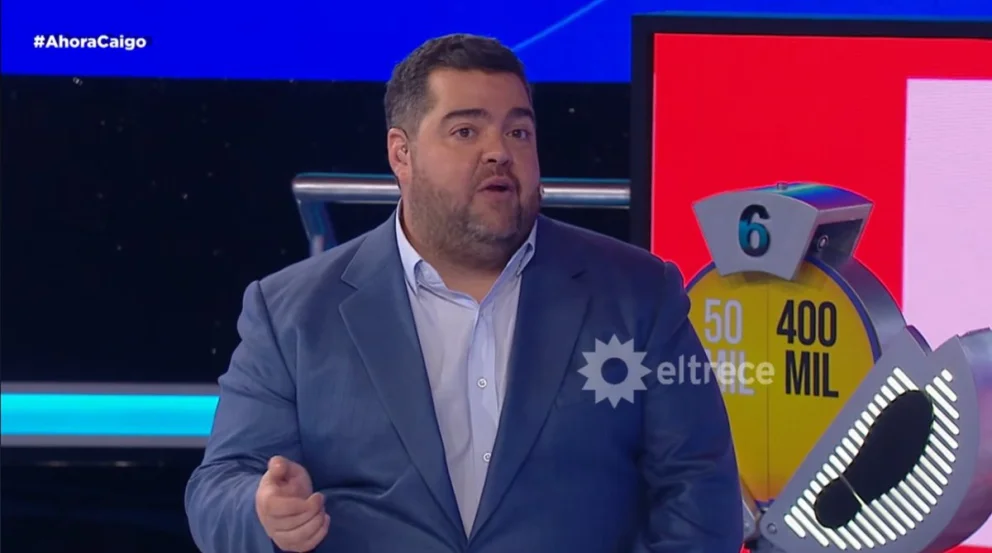 El conductor convirtió una simple presentación en uno de los momentos más incómodos de Ahora Caigo. Fuente: El Trece
