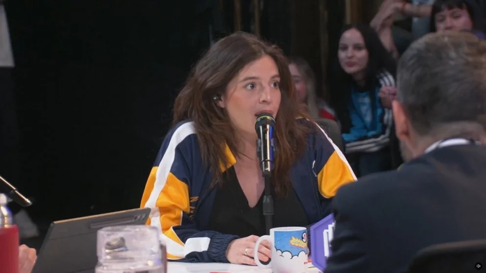 Dalma Maradona se mostró visiblemente emocionada al recordar una particularidad que le hizo pensar en su padre. Fuente: PLM.