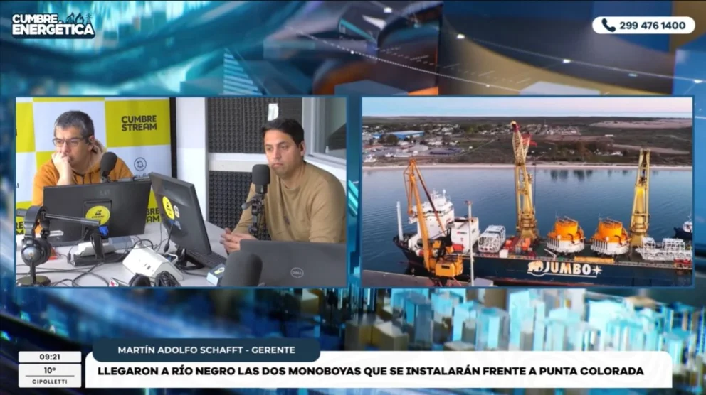 "Cuando empezó el proyecto estuvimos ampliando la capacidad técnica, contratando empleados nuevos y nos permitió llegar a esta etapa con una buena capacidad de gestión”, destacó en AM Cumbre 1400. Fuente: Cumbre Stream.