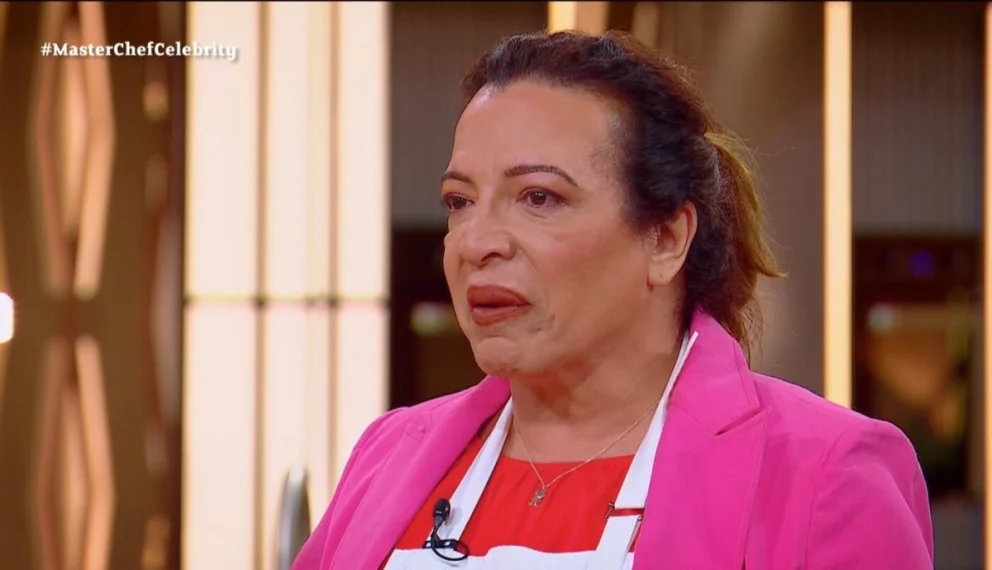 Lizy Tagliani se quebró en llanto en MasterChef Celebrity al lidiar con una corvina mora y confesar su angustia ante el desperdicio de comida. (Foto: Telefe)