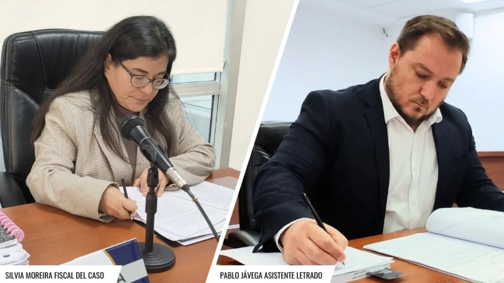 Representantes de la fiscalía de Narcocriminalidad.