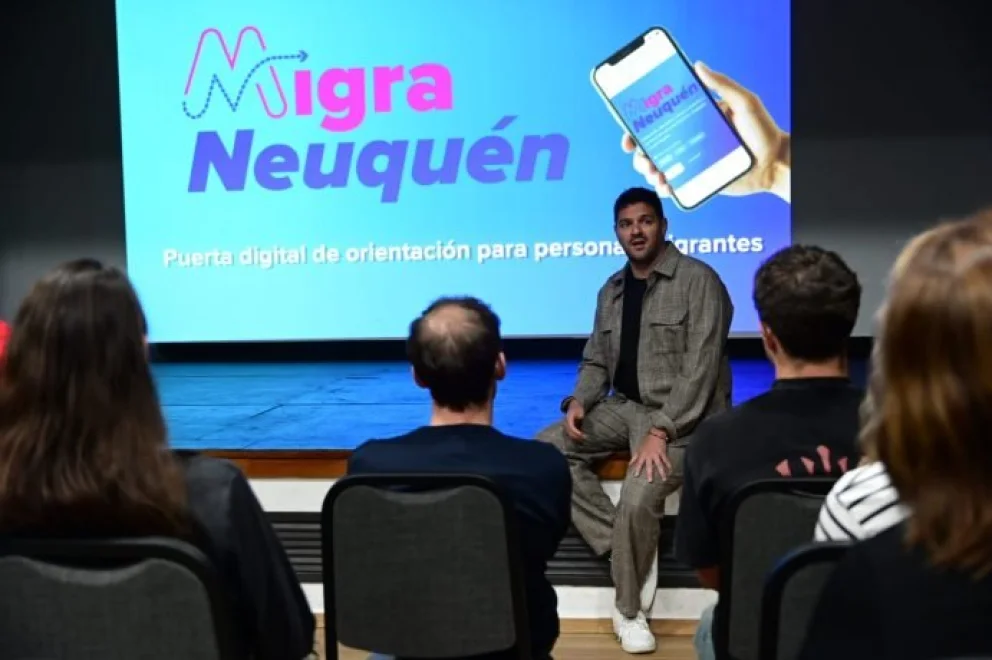 La plataforma web contiene información básica para las personas que deciden migrar a Neuquén. Foto: Municipalidad de Neuquén.