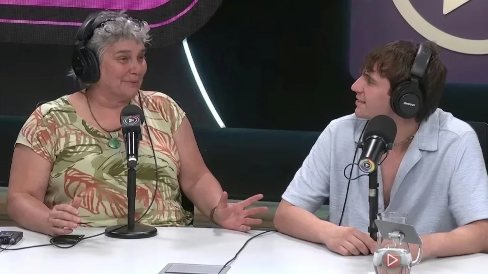 Con una foto de Gaspi durante sus primeros años, la madre compartió su dolor por el trágico destino de su hijo. Fuente: Urbana Play