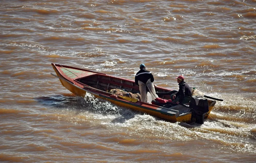 Los cuatro amigos tuvieron un accidente mientras cruzaban el río Paraná. Foto: gentileza.