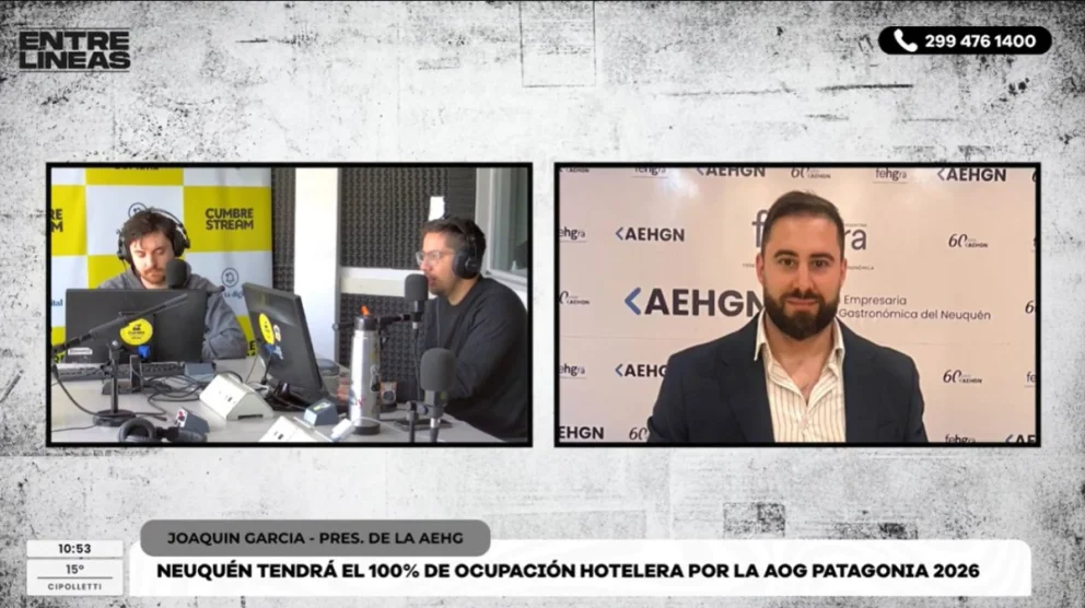 La llegada de visitantes y turistas generó una fuerte demanda de alojamiento y la ocupación hotelera se acerca al 100%. Fuente: Cumbre Stream.