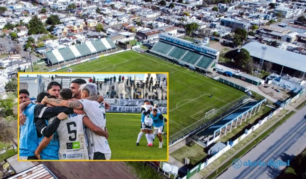 Cipolletti está a un paso de conseguir el ansiado ascenso. Foto: gentileza