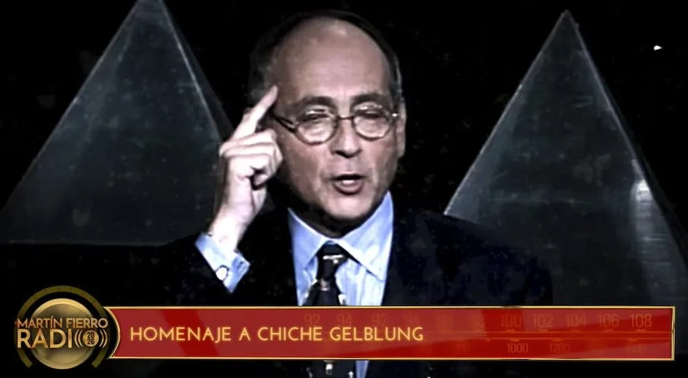 Chiche Gelblung fue homenajeado en los Martín Fierro de Radio 2026 con un emotivo y recordado discurso leido por Rolando Graña.