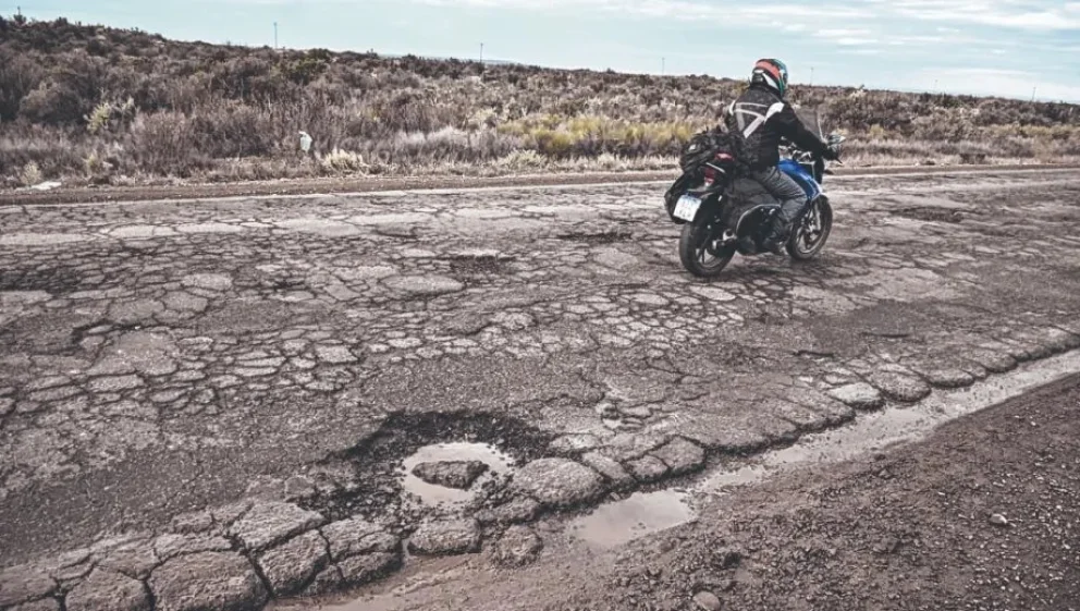 La ruta nacional 151 se encuentra actualmente en un estado preocupante. Foto: gentileza.