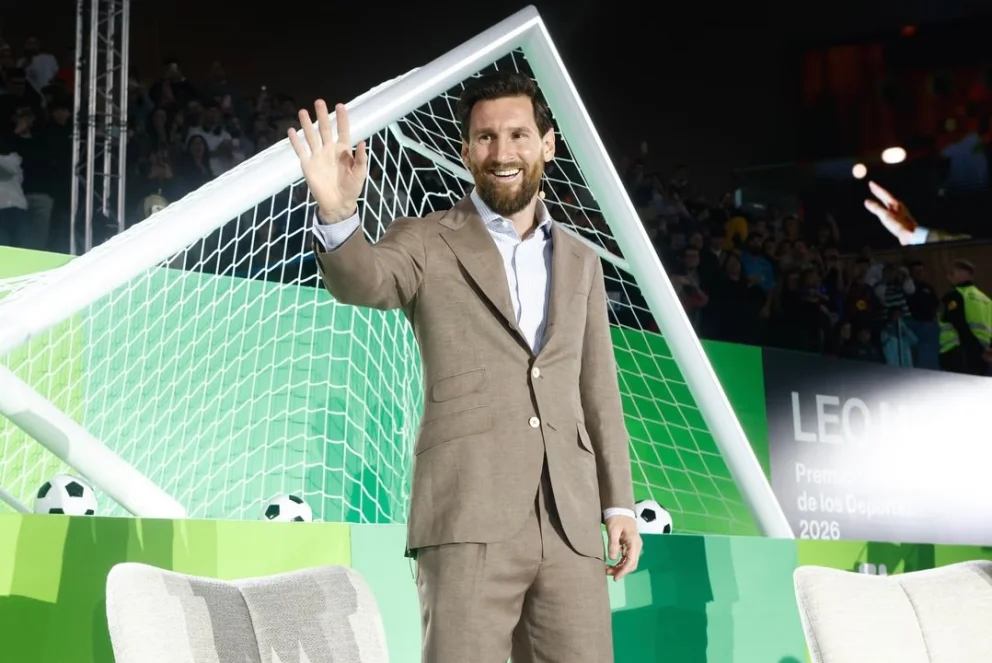 Masiva respuesta en España a la presentación de Messi en un evento solidario. Foto: NA