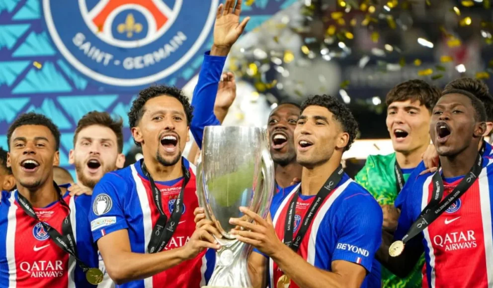 PSG fue premiado como el mejor equipo del mundo en la gala del Balón de Oro 2026. Foto: gentileza