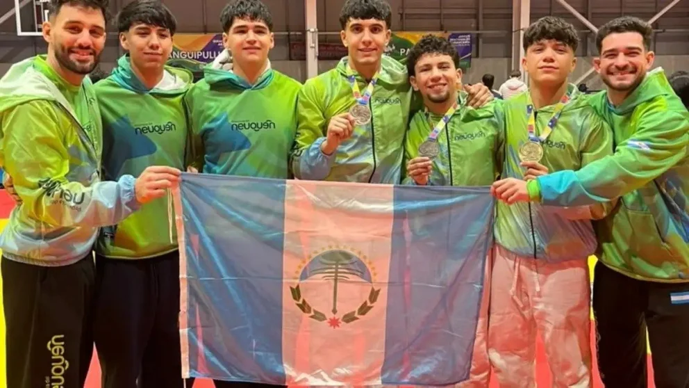 Enzo Suárez brilló en judo y Neuquén sumó siete medallas. Foto: gentileza