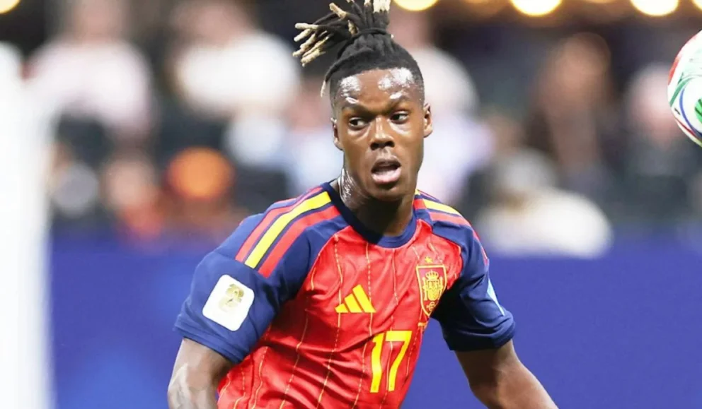 Nico Williams habló de la asistencia que le dio a Ferran Torres. Foto: Getty Images