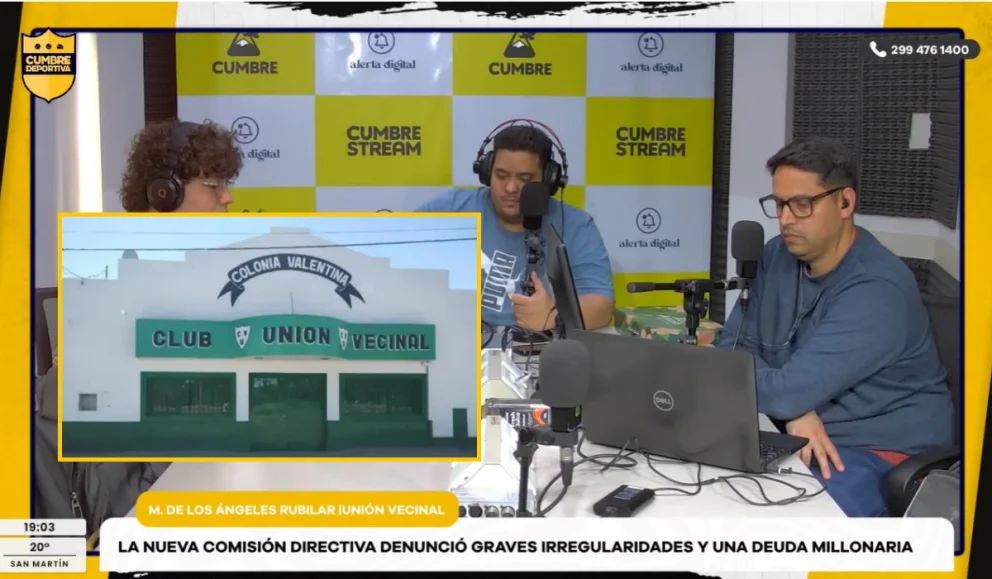 Asumió la nueva comisión directiva y realizó una reunión de padres para mostrar en qué condiciones recibieron el club. Foto: Cumbre Stream